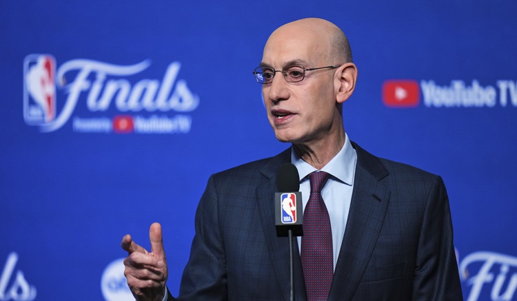Adam Silver。圖片來源：達志影像