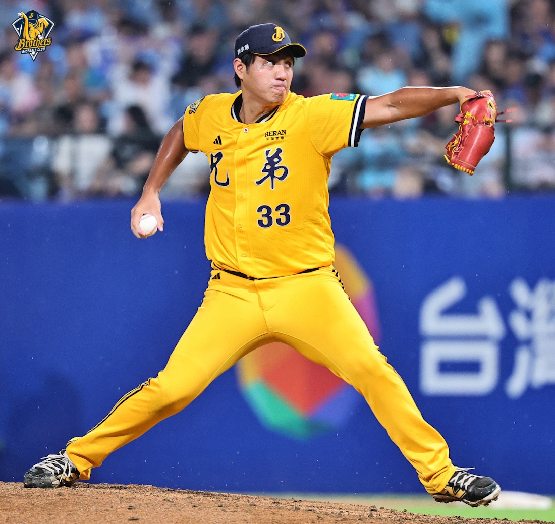 鄭浩均睽違超過1年7個月重返中職一軍投手丘。圖片來源：中信兄弟提供