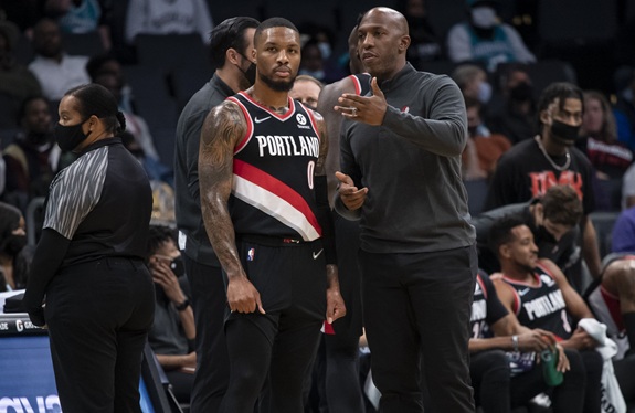 Damian Lillard(左)Chauncey Billups(右)。圖片來源：達志影像