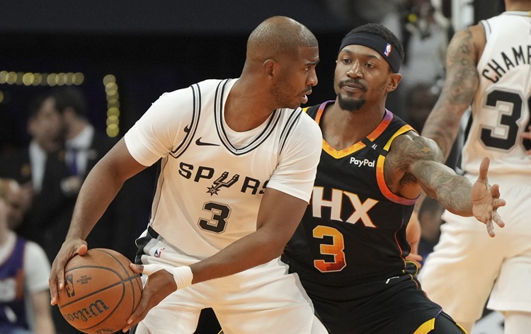 Chris Paul(左)Bradley Beal(右)。圖片來源：達志影像