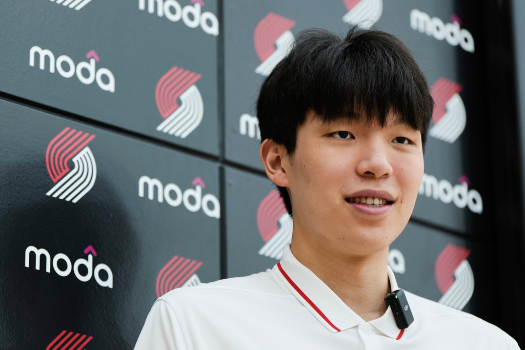 為備戰NBA新賽季，楊瀚森宣布不打亞洲盃。圖片來源：達志影像