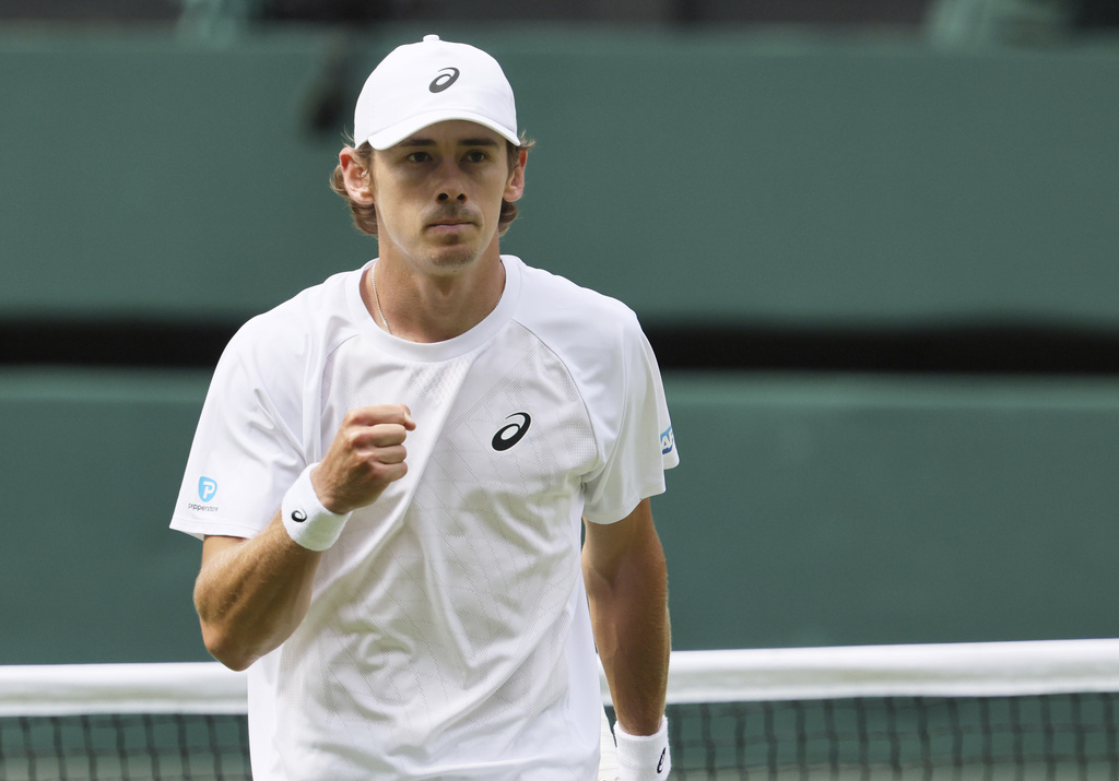 Alex de Minaur。圖片來源：達志影像