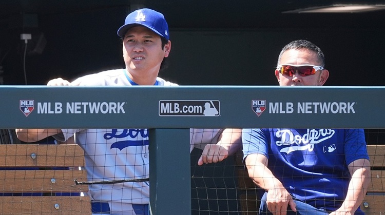 大谷翔平(左)。圖片來源：達志影像