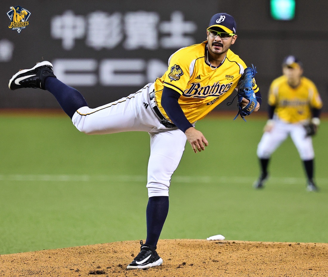 中信兄弟先發投手羅戈。圖片來源：中信兄弟提供