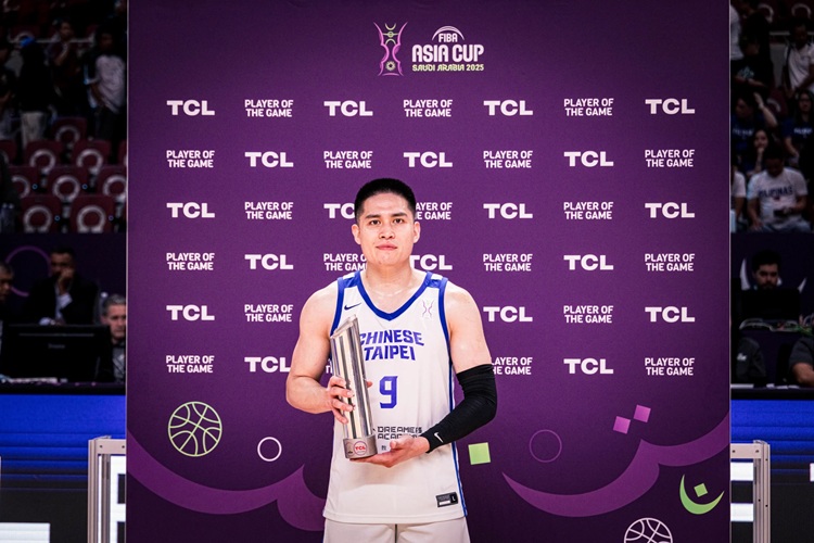 陳盈駿。圖片來源：FIBA ASIA