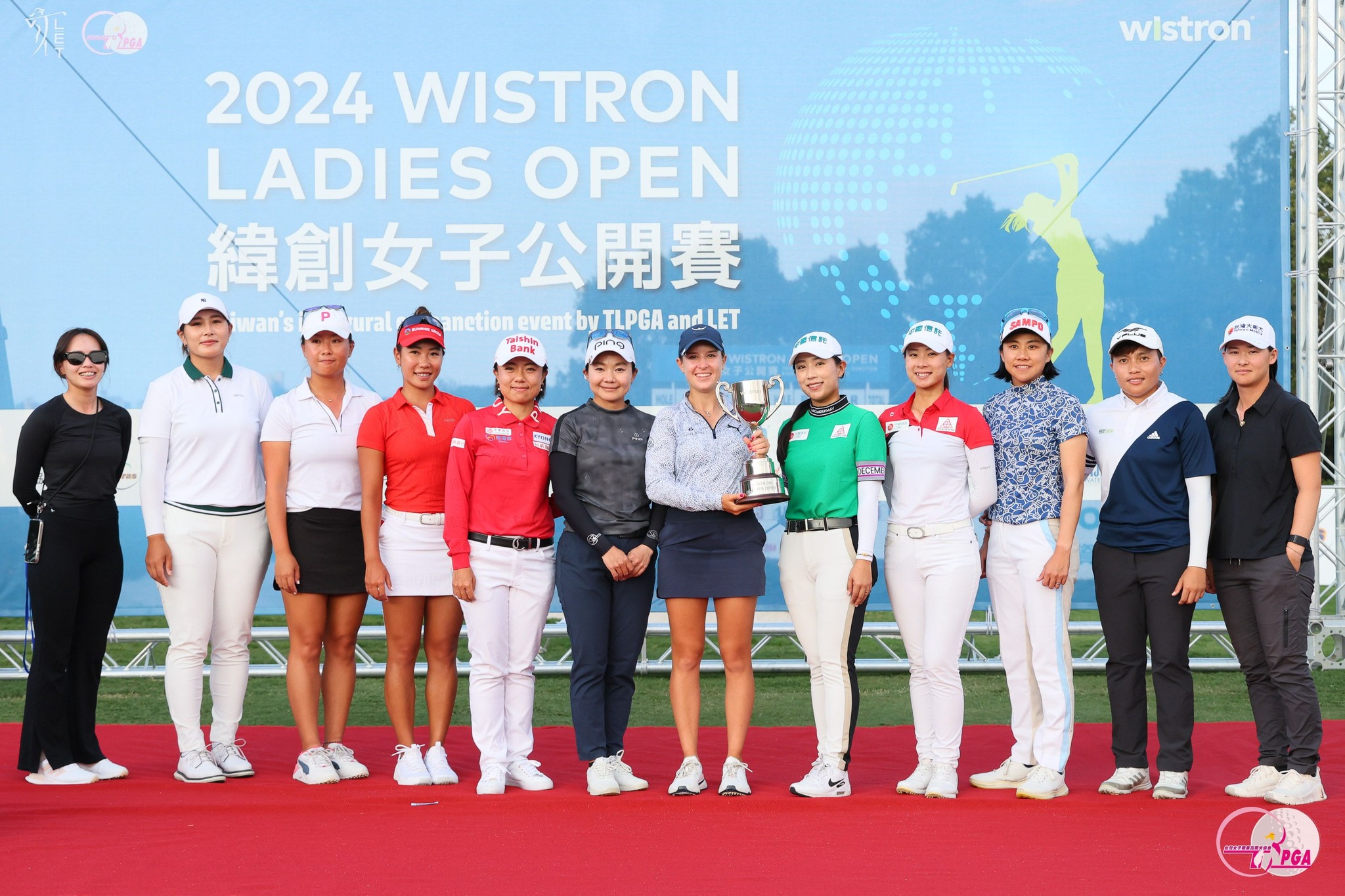 侯羽桑、侯羽薔、錢佩芸將於緯創女子公開賽與歐巡選手同場較勁。圖片來源：主辦方提供