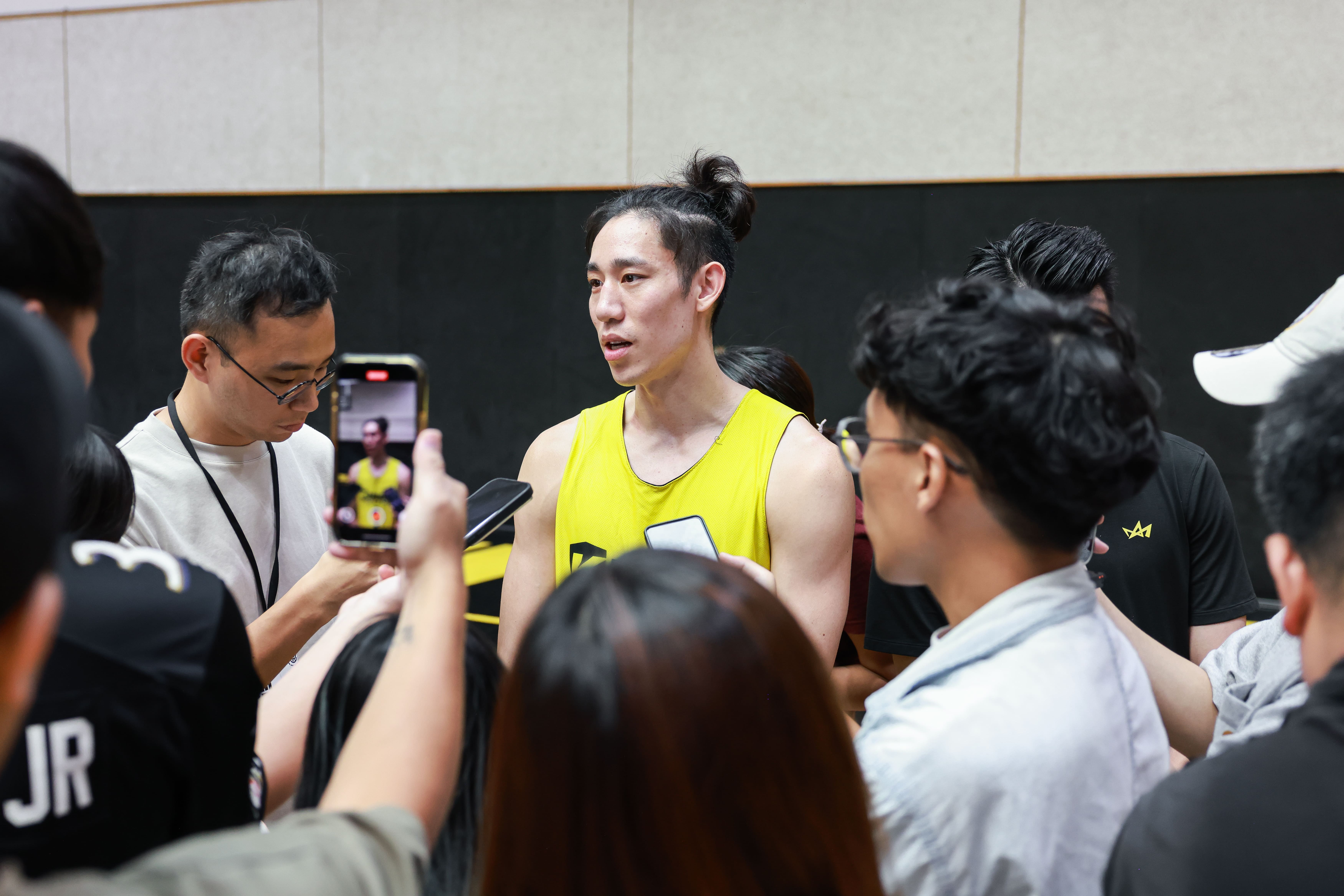 林書緯談到新主帥相當重防守，甚至一度不小心「爆粗口」。圖片來源：新北國王