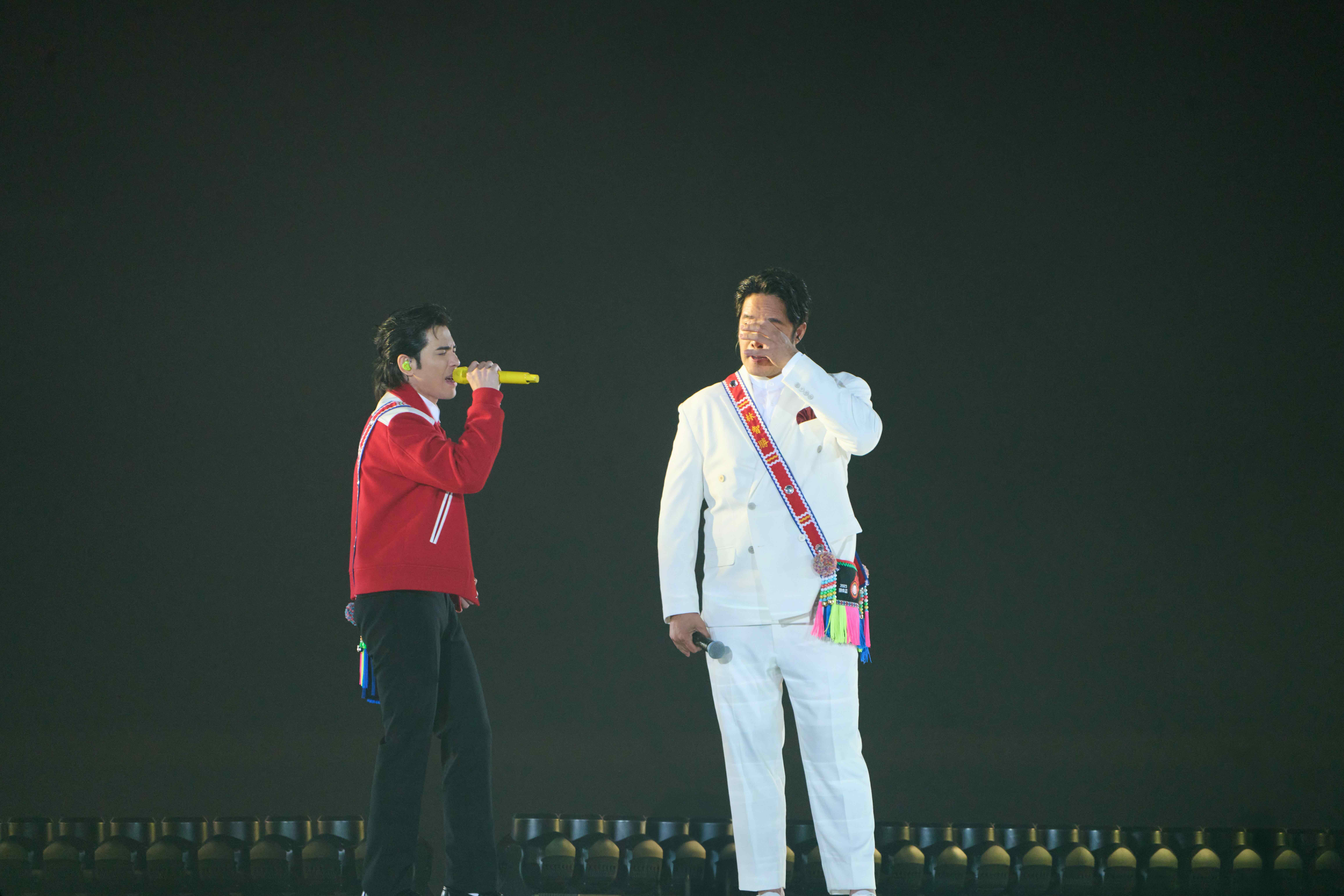 林智勝（圖右）與蕭敬騰。圖片來源：喜鵲娛樂提供