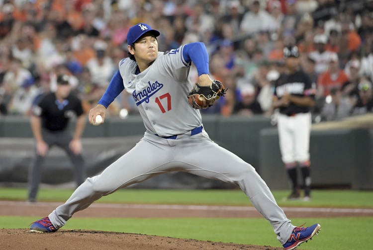 大谷翔平。圖片來源：達志影像