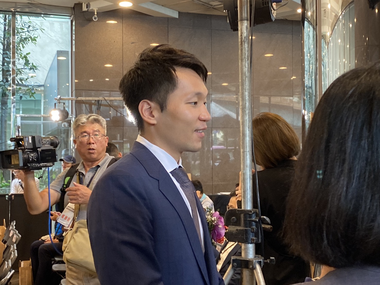 運動部長李洋。圖片來源：記者吳嘉倪／攝
