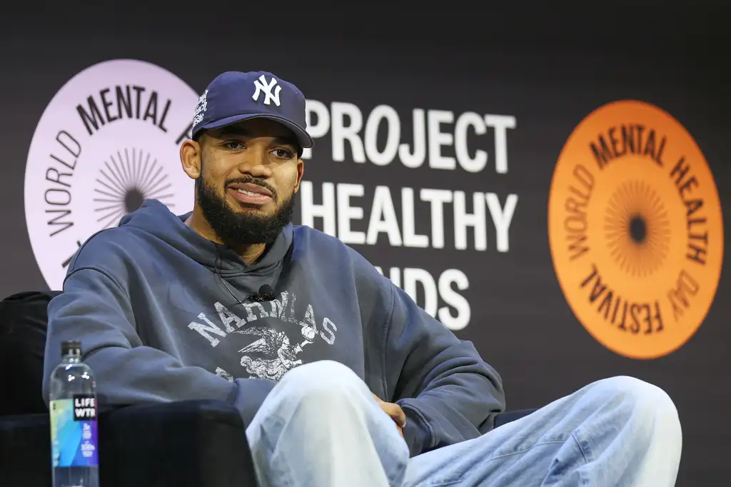 Karl-Anthony Towns。圖片來源:達志影像