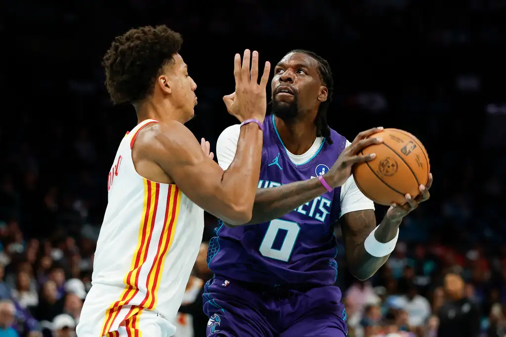 Jalen Johnson、Naz Reid。圖片來源:達志影像