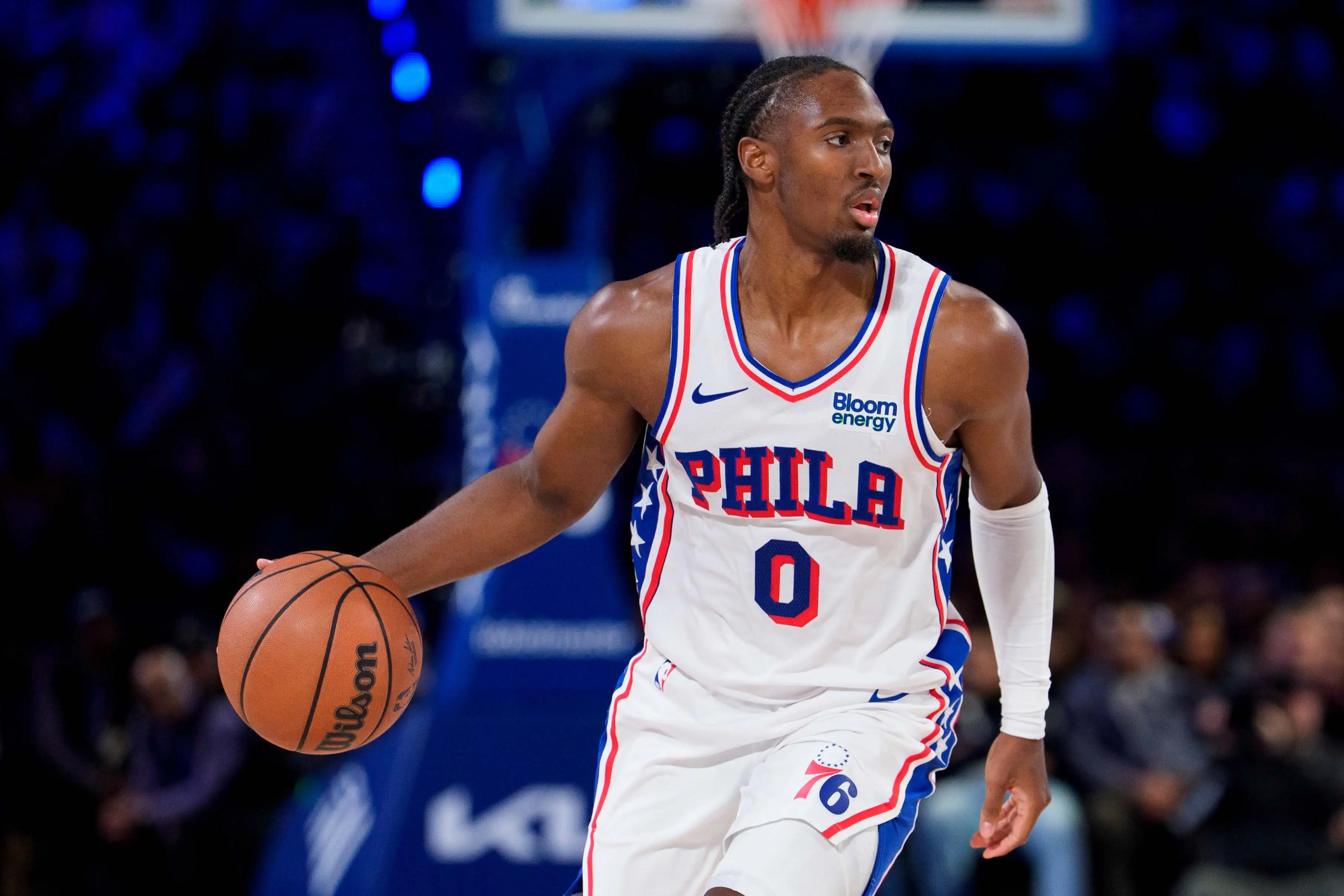 Tyrese Maxey。圖片來源:達志影像