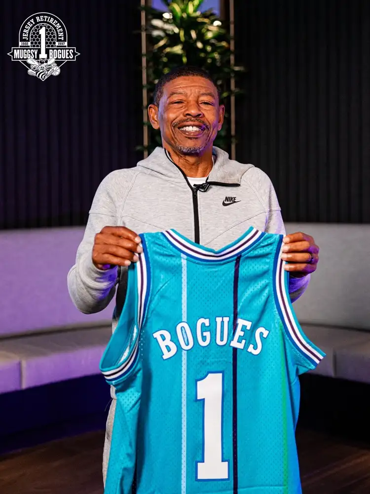 Muggsy Bogues。圖片來源：黃蜂IG