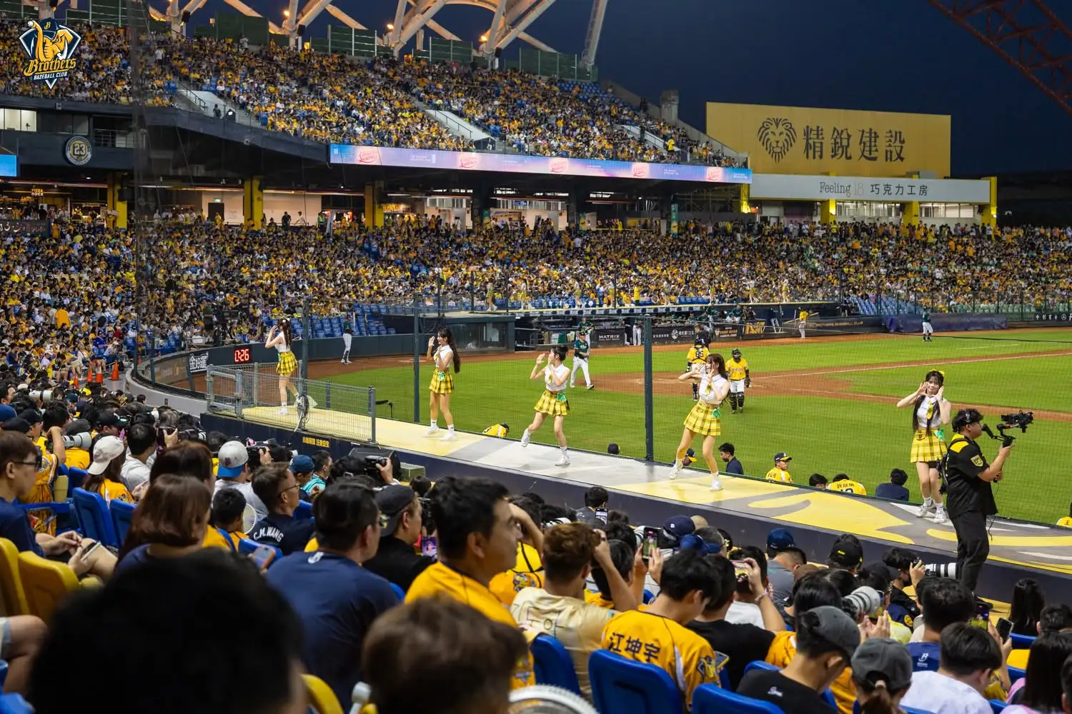 台中洲際球場。圖片來源:中信兄弟