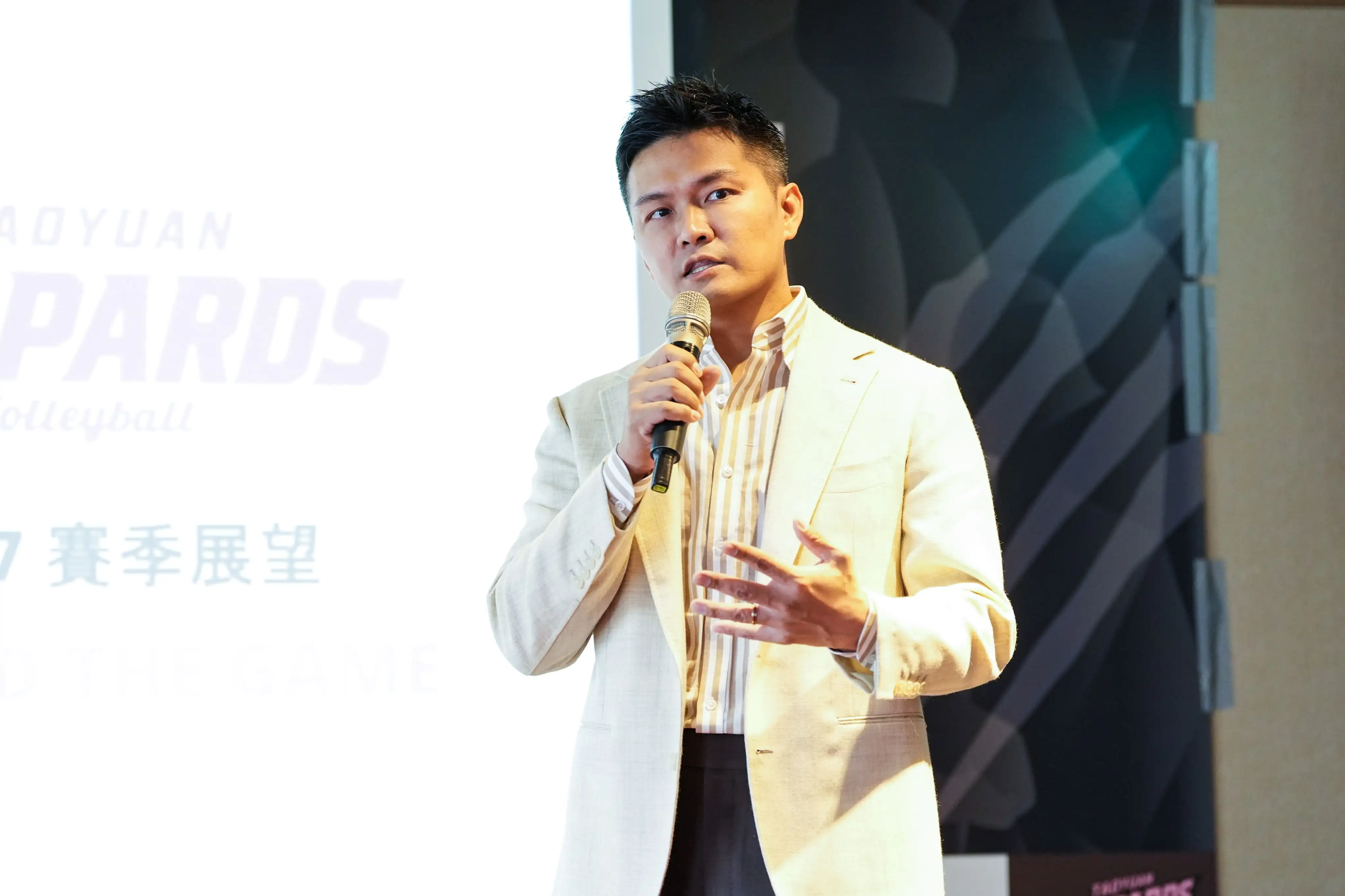 桃園雲豹飛將總經理張祐銓。圖片來源:桃園雲豹飛將提供
