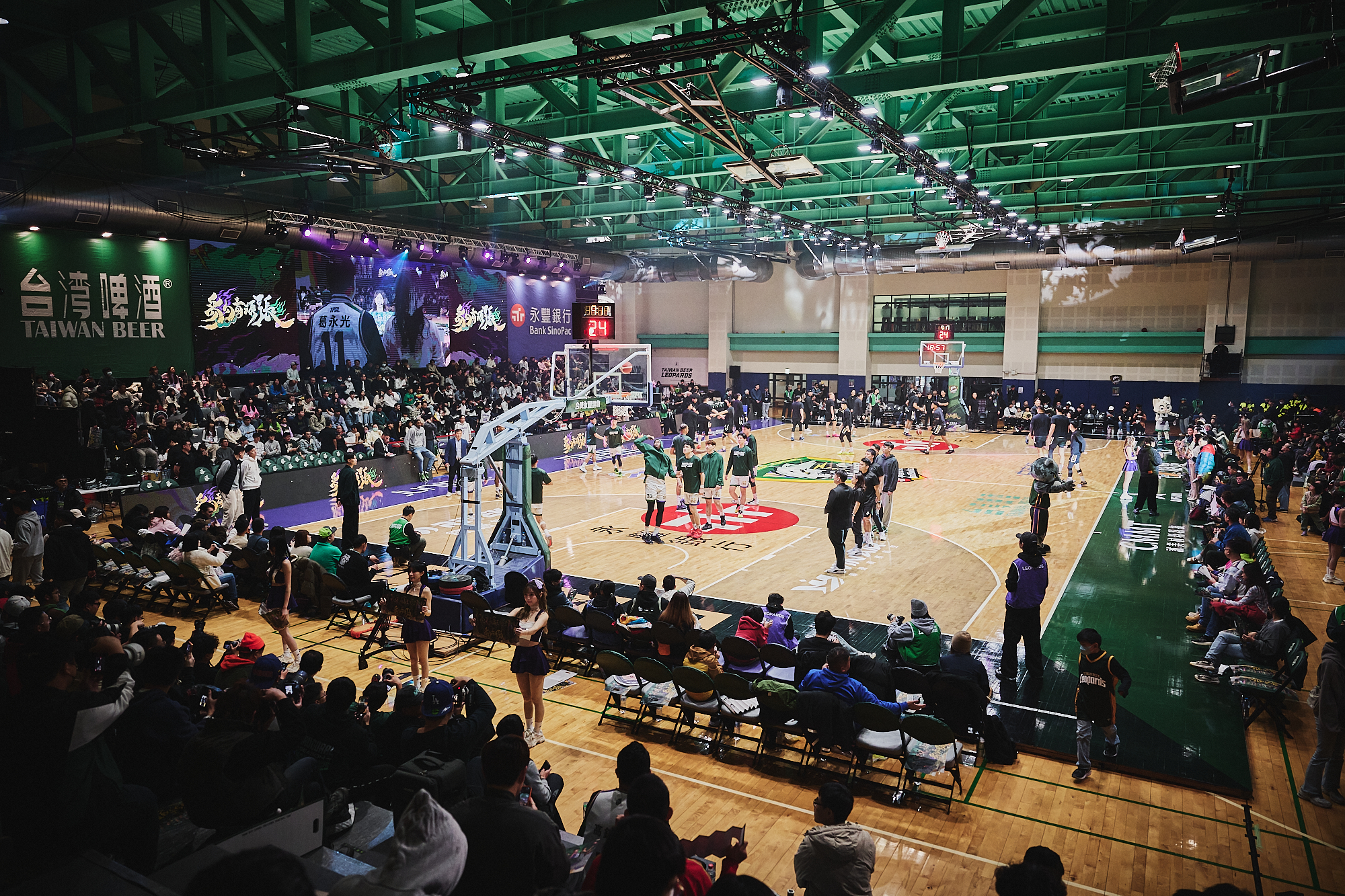 雲豹新主場在中壢運動中心。圖片來源：台啤雲豹