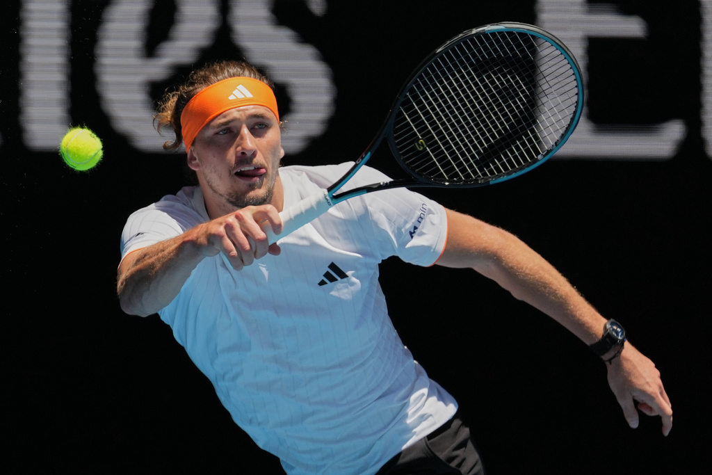 Alexander Zverev。圖片來源：達志影像