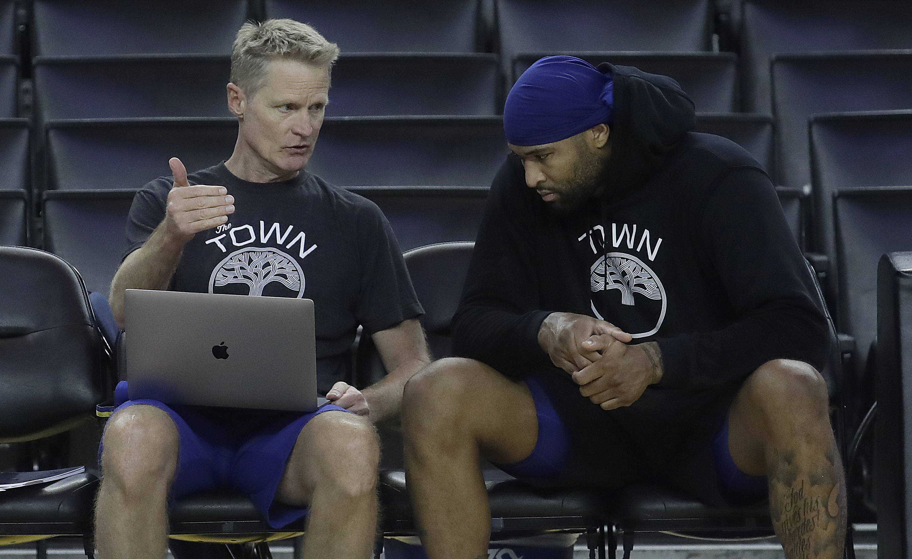 DeMarcus Cousins在節目上痛批前教頭Steve Kerr行為不專業。圖片來源:達志影像