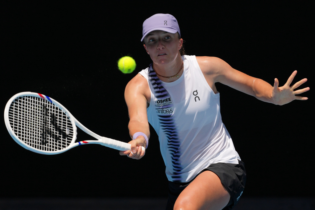 Iga Swiatek。圖片來源：達志影像