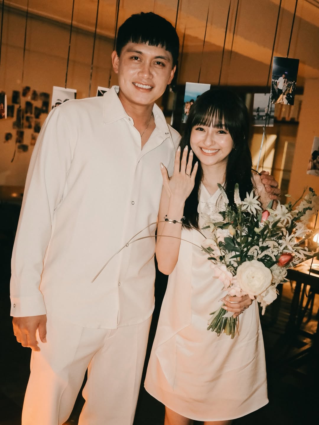 劉基鴻求婚成功。圖片來源:截自劉基鴻IG