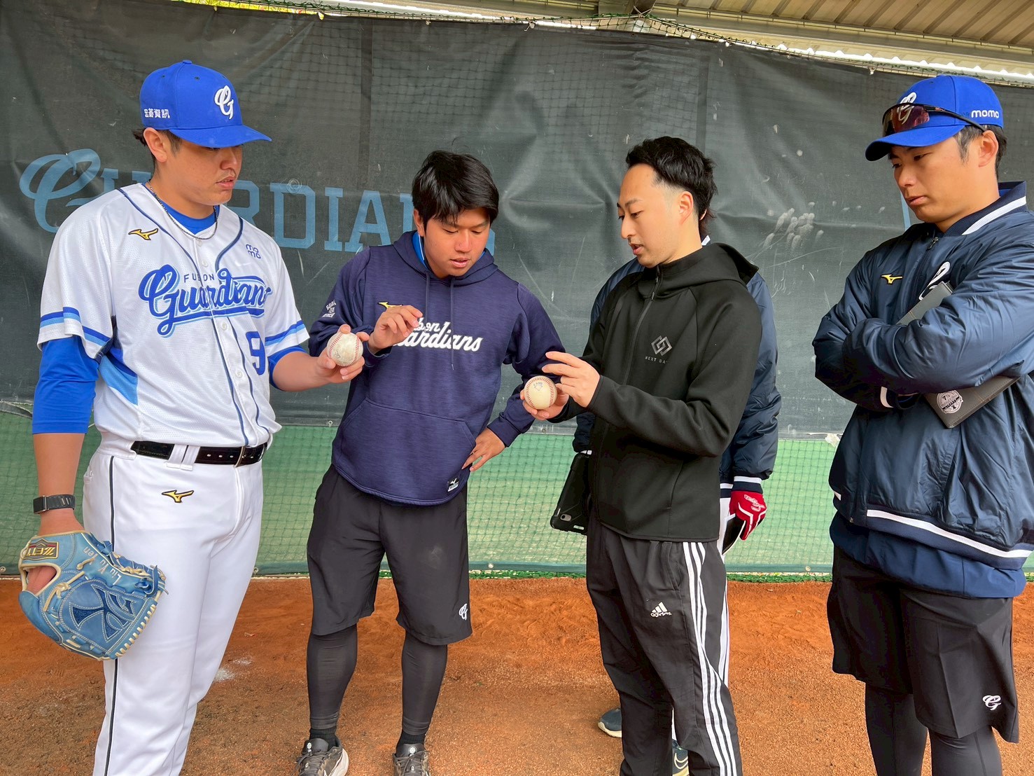 2026Nextbase來台悍將春訓檢測訓練計劃。。圖片來源：富邦悍將提供