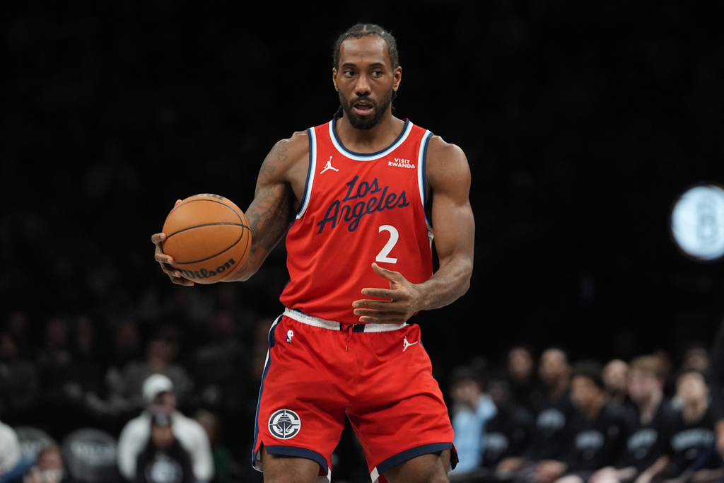 Kawhi Leonard。圖片來源：達志影像