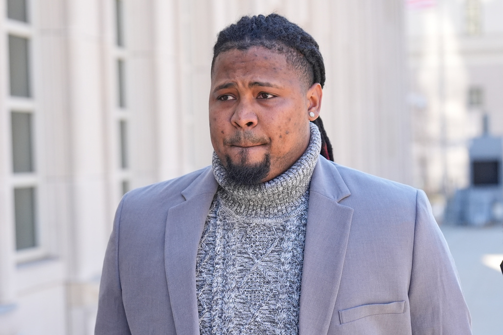 Luis Ortiz出庭應訊。圖片來源：達志影像