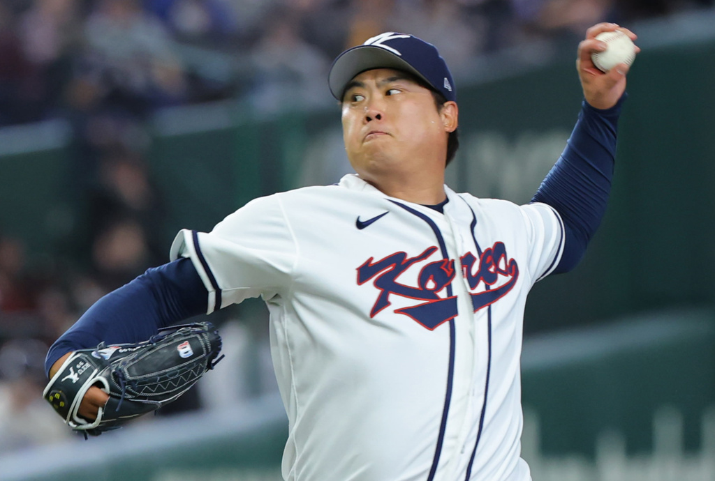 柳賢振將先發對上多明尼加。圖片來源：達志影像