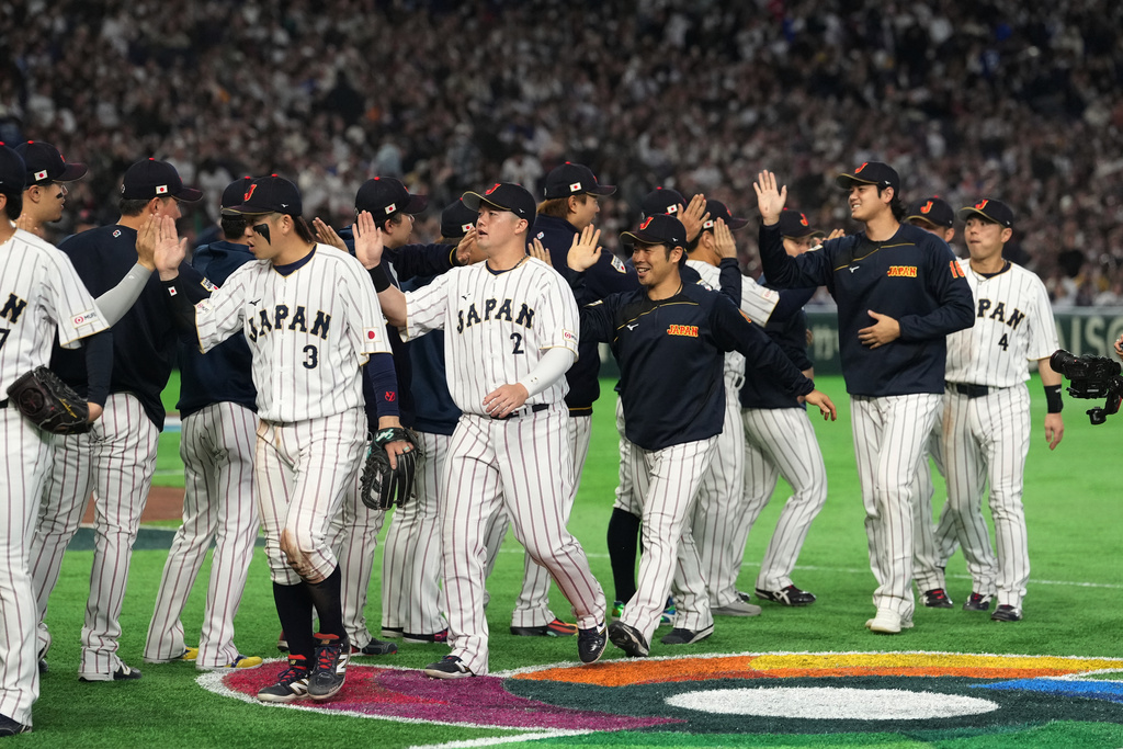 經典賽日本隊。圖片來源:達志影像