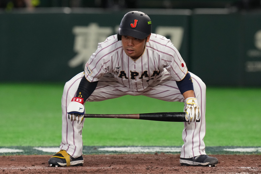 近藤健介在本屆經典賽安打難產。圖片來源：達志影像