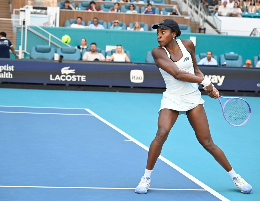 Coco Gauff。圖片來源：達志影像