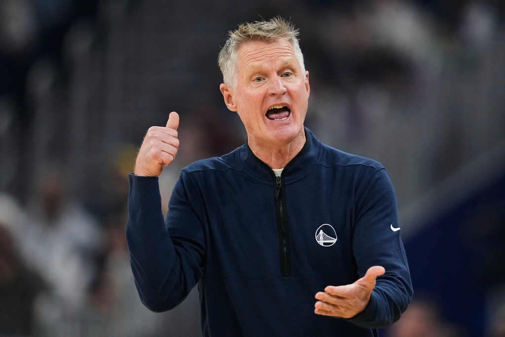 勇士隊總教練Steve Kerr。圖片來源:達志影像