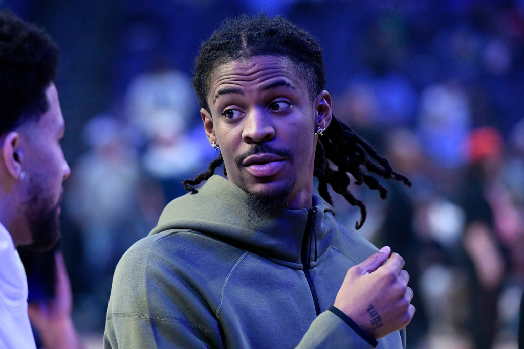 Ja Morant。圖片來源：達志影像