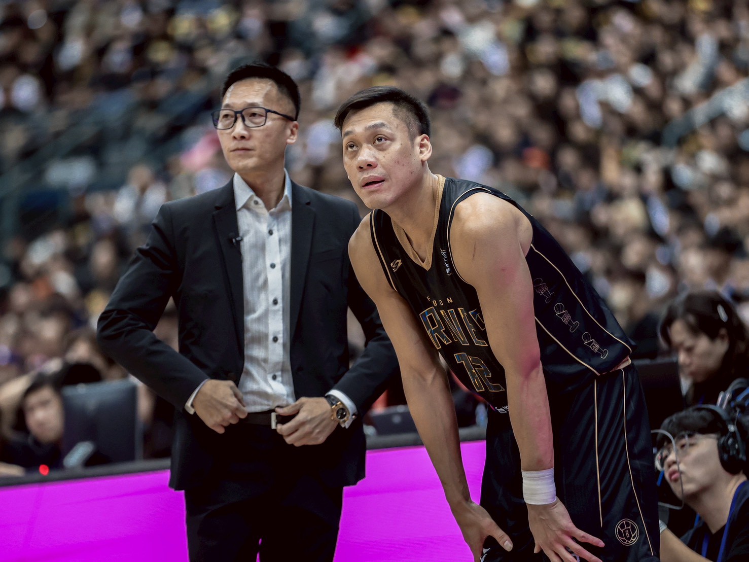 許晉哲、林志傑。圖片來源：富邦勇士