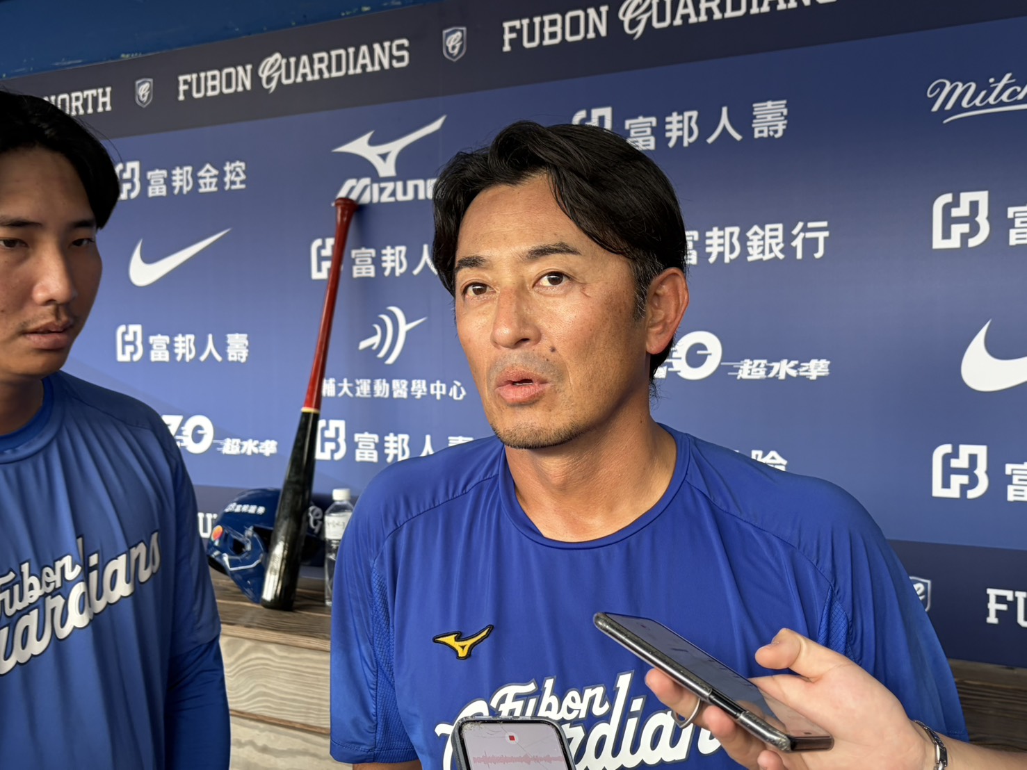 富邦悍將監督後藤光尊。圖片來源：記者吳嘉倪／攝影