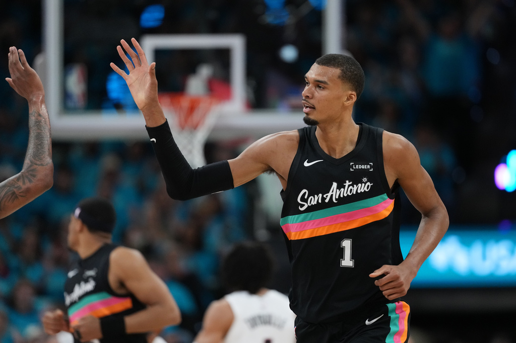 Victor Wembanyama。圖片來源：達志影像