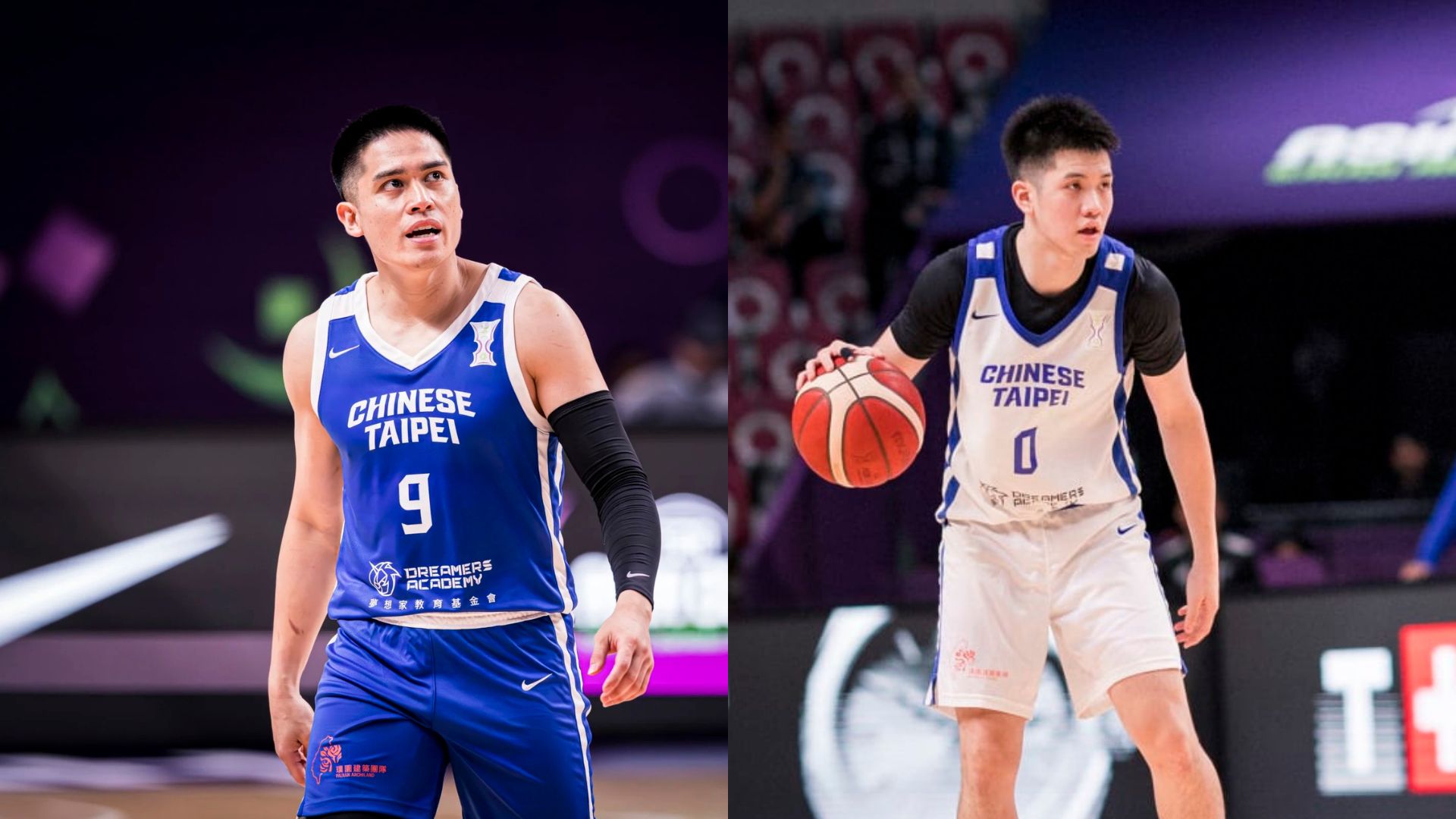 陳盈駿和林庭謙。圖片來源：FIBA資料照，本台合成