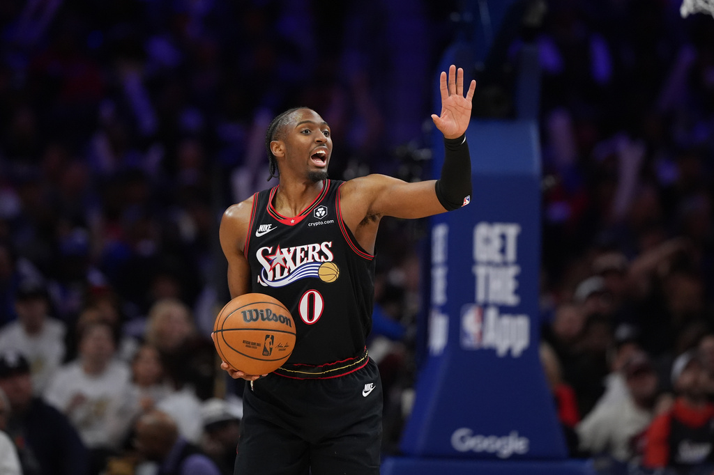 Tyrese Maxey。圖片來源：達志影像