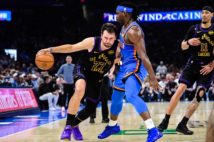 Luka Doncic(左)。圖片來源:達志影像