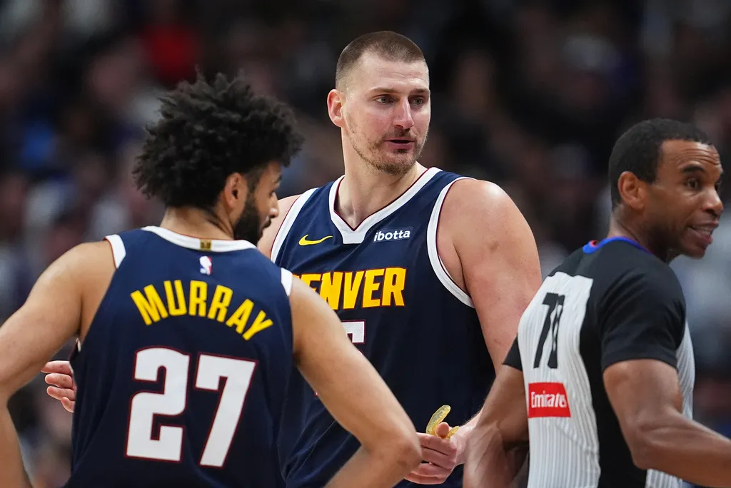 Jamal Murray、Nikola Jokic。圖片來源：達志影像