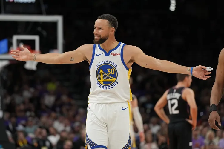 Stephen Curry。圖片來源：達志影像
