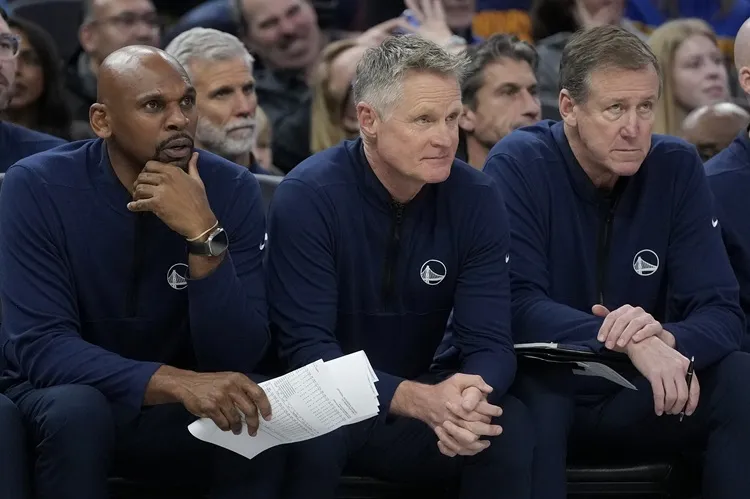 (自左而右)Jerry Stackhouse、Steve Kerr、Terry Stotts。圖片來源：達志影像