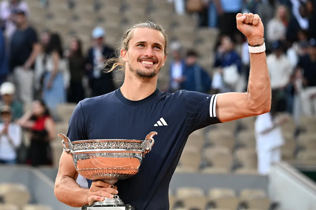 Alexander Zverev。圖片來源：達志影像
