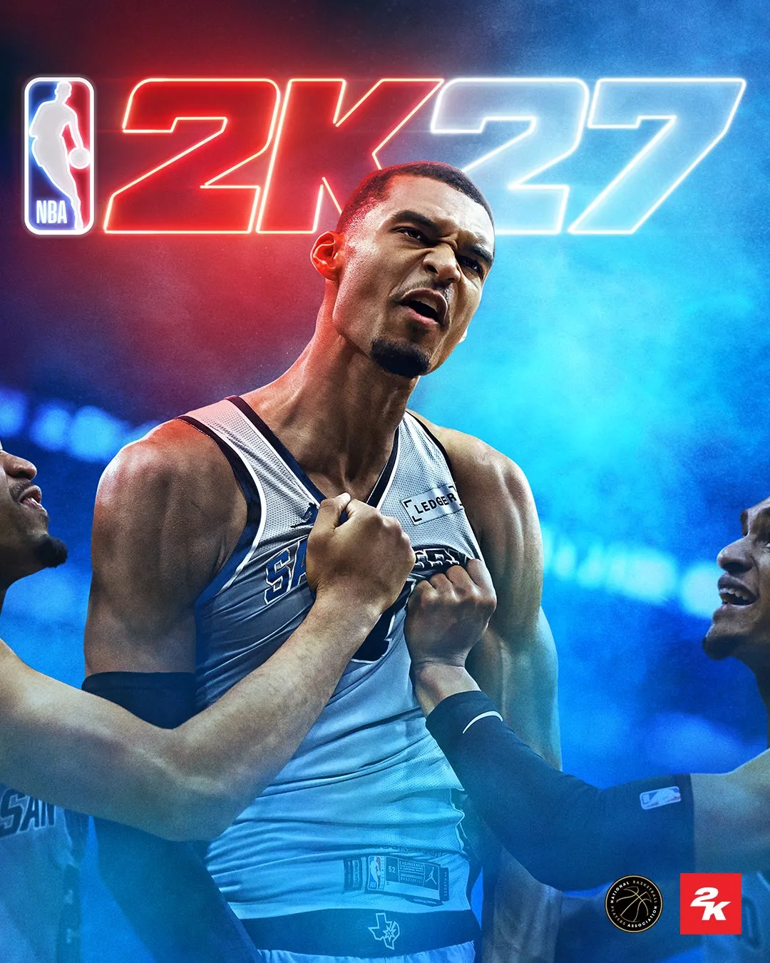 Victor Wembanyama登上NBA 2K27封面。圖片來源:2K X
