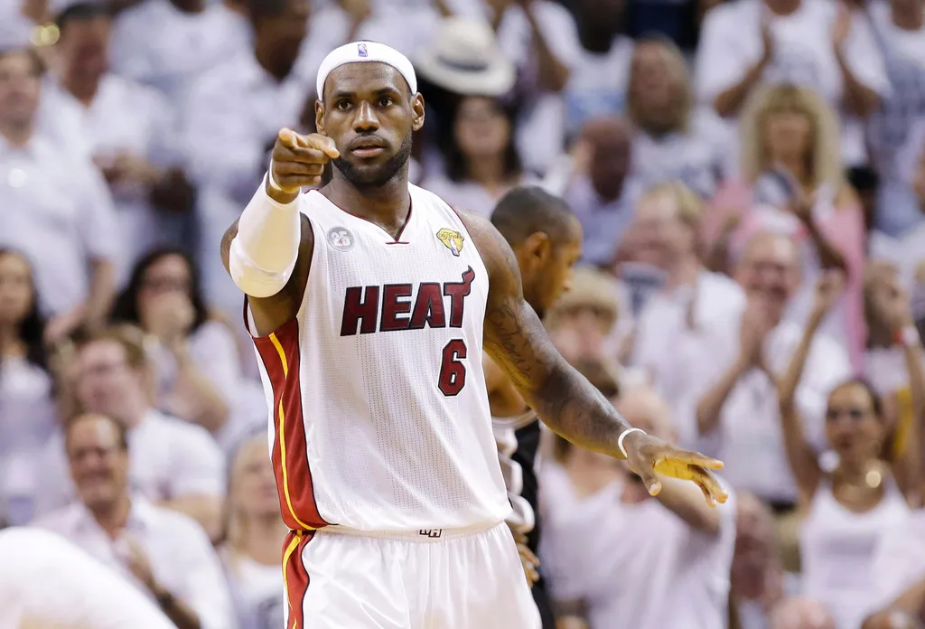 LeBron James究竟會不會重返南灘?圖片來源:達志影像