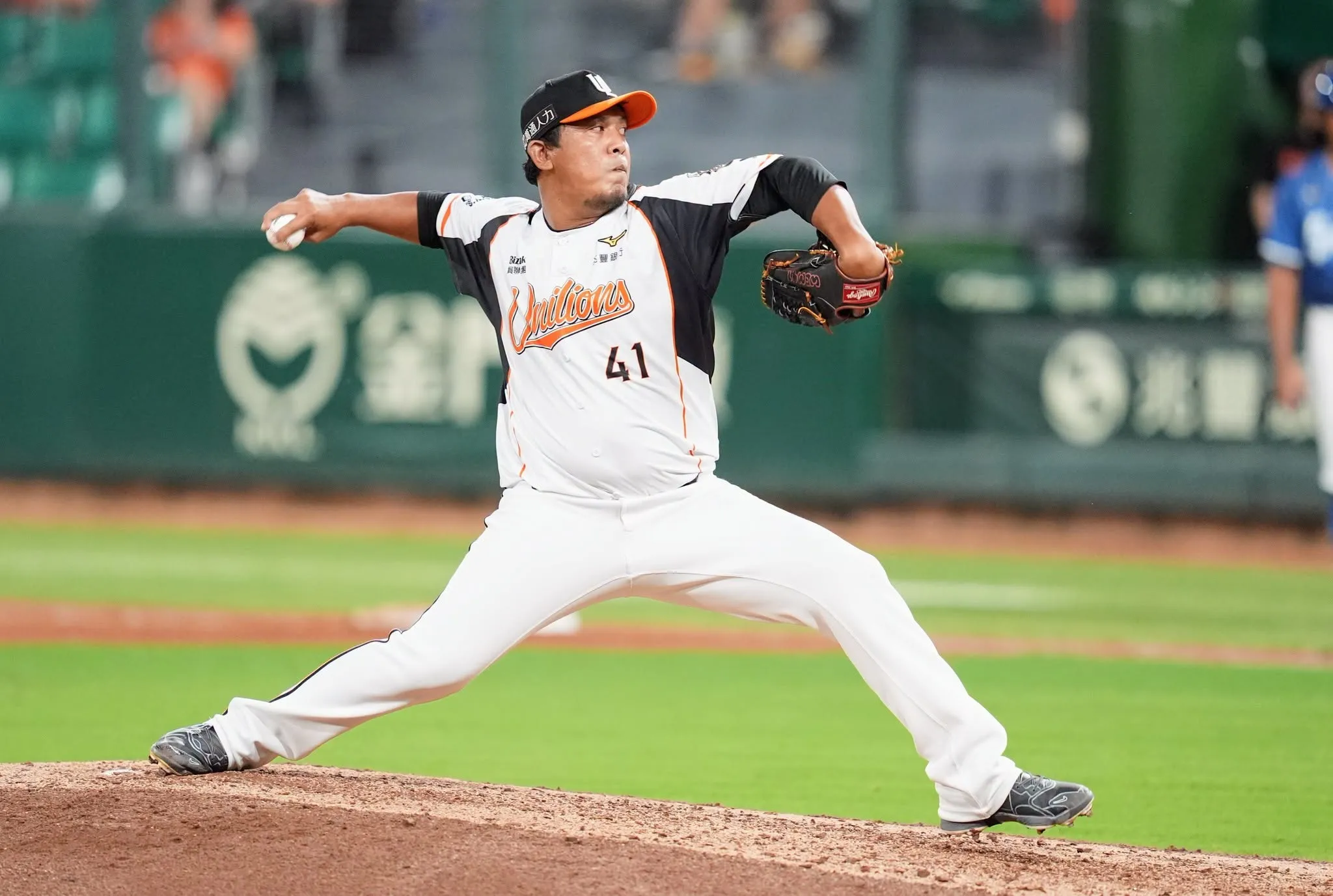 40歲老將王鏡銘。圖片來源:統一獅