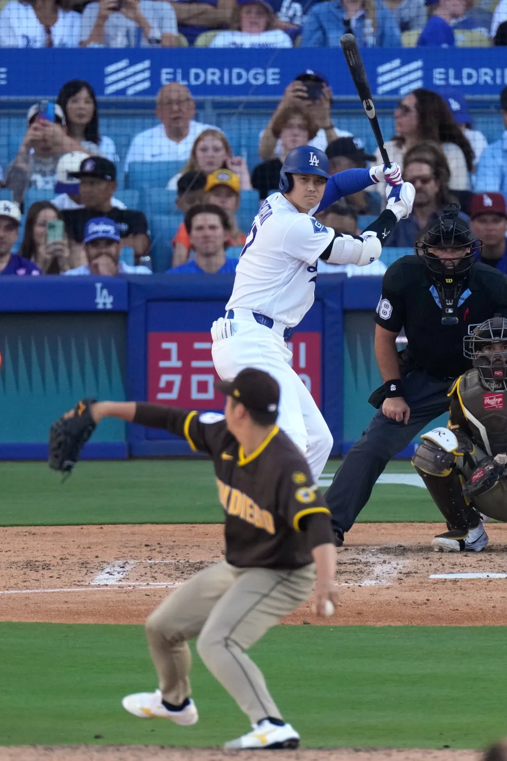 壽星大谷翔平與松井裕樹上演日本內戰。圖片來源:達志影像