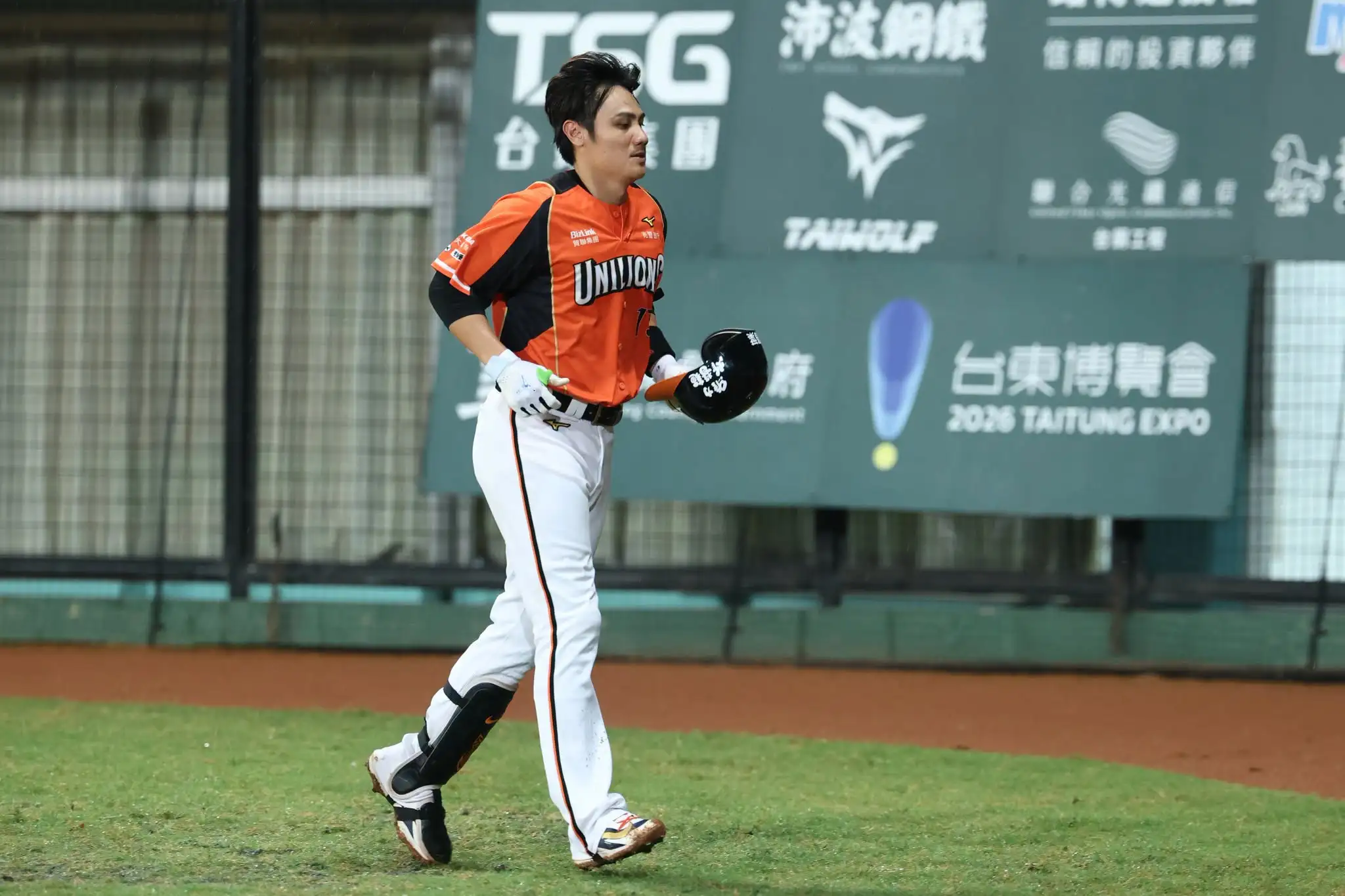 陳鏞基台東最終戰。圖片來源:統一獅