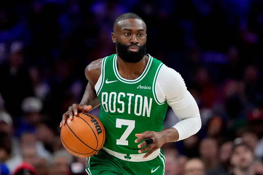 Jaylen Brown。圖片來源：達志影像